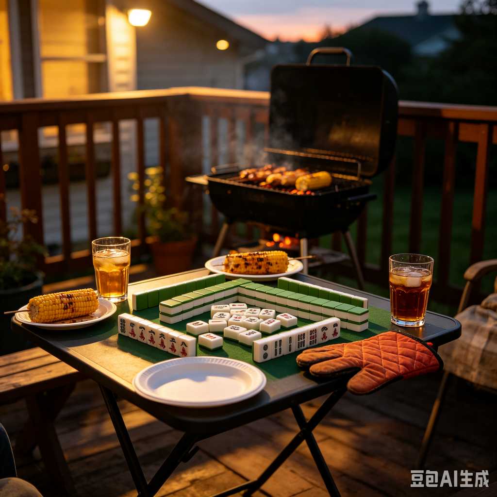 modern oriental mahjong set