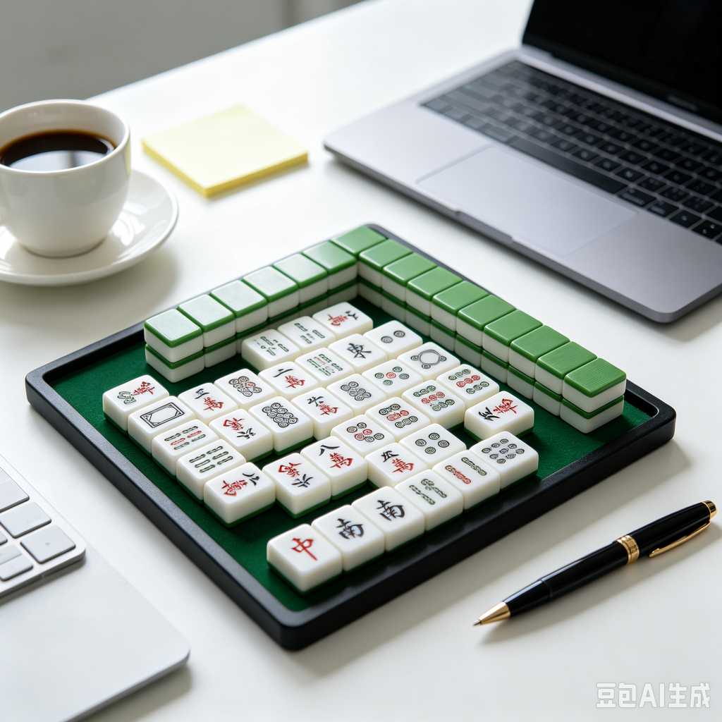 colorful mahjong score chips