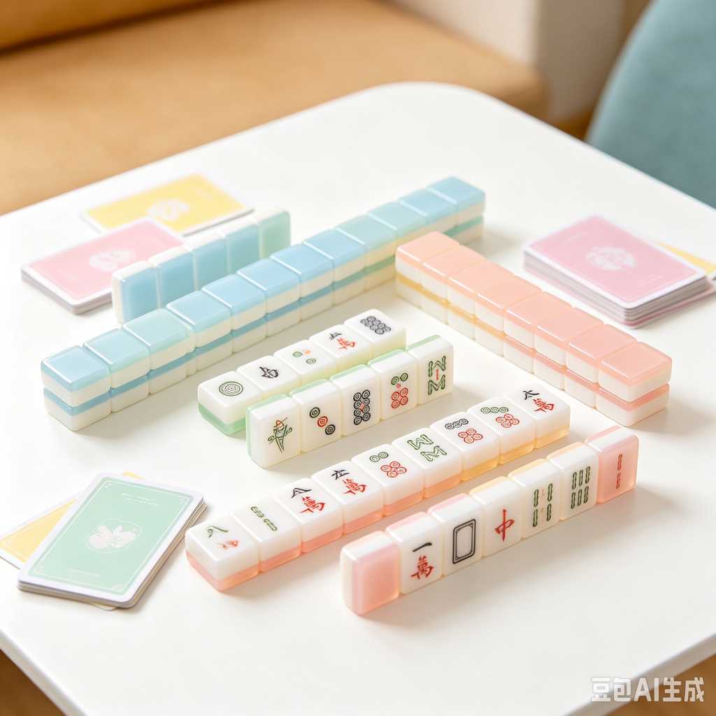decorative mahjong tiles set