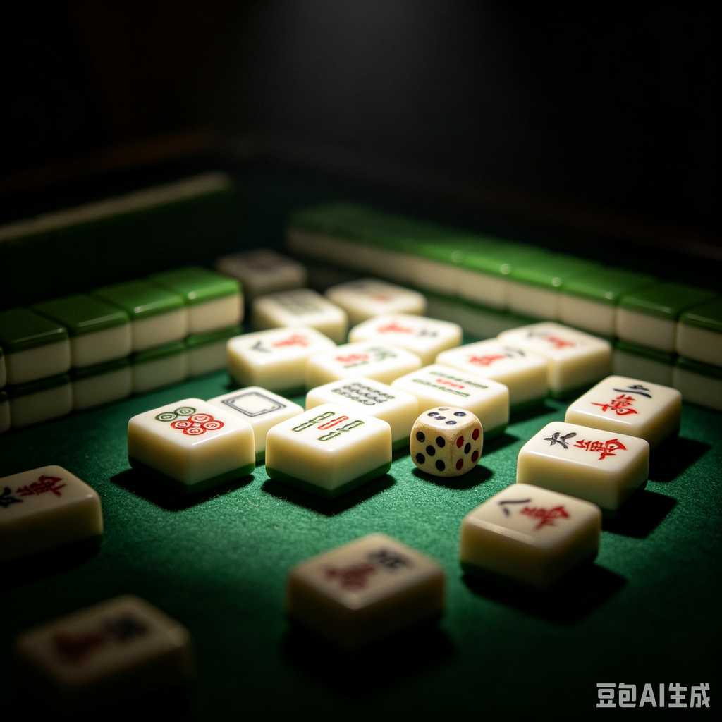 blue mahjong tiles