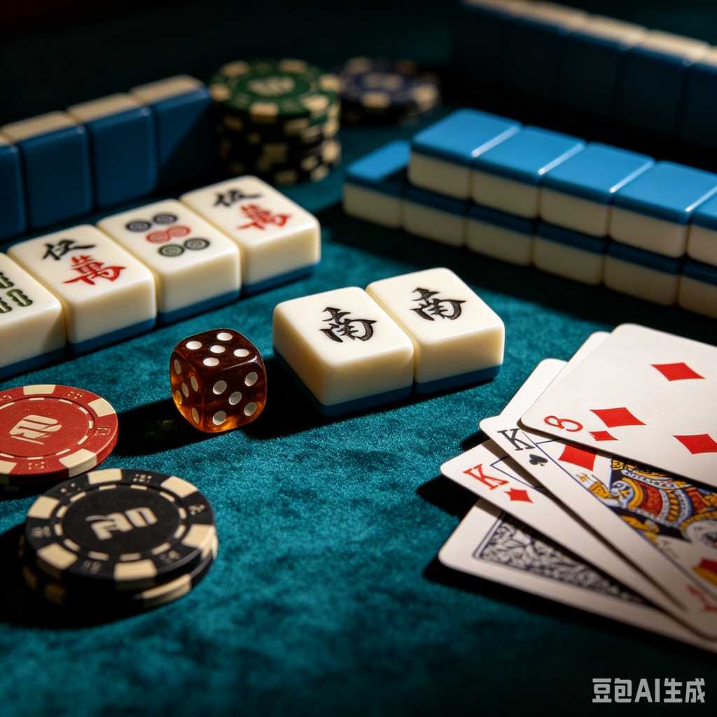 artistic mahjong tiles set